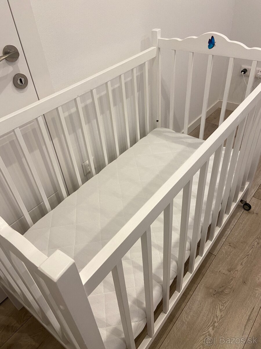 detská postielka s matracom - 4