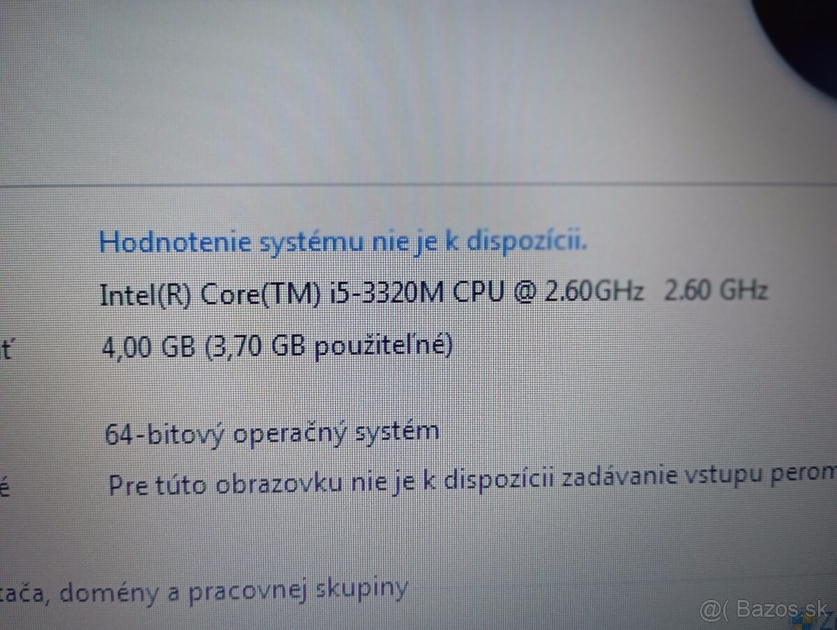 predám LENOVO THINKPAD T530 , WINDOWS 7 - 4