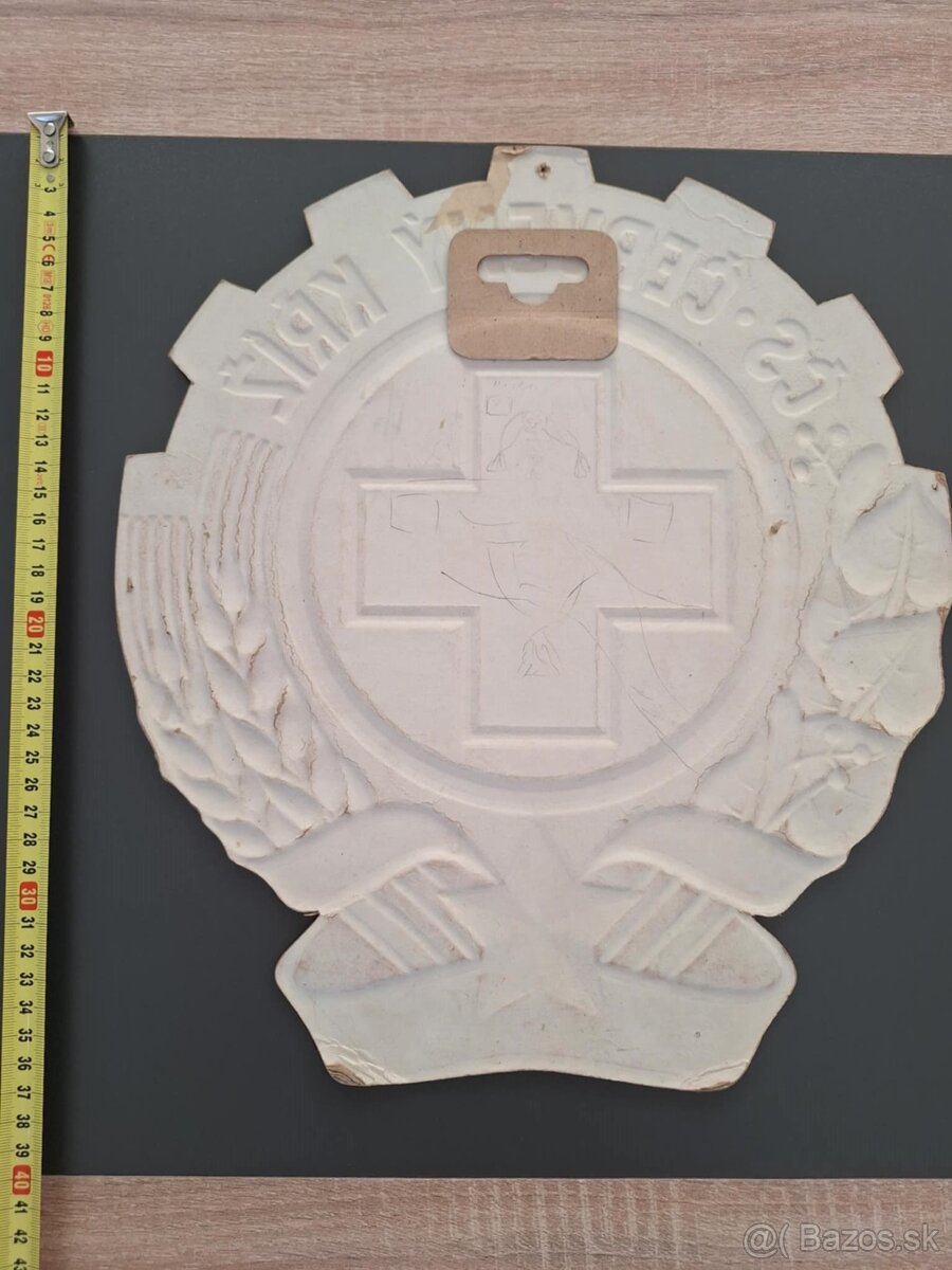 vlajka ČSSR zástava , ČS červený kríž - 4