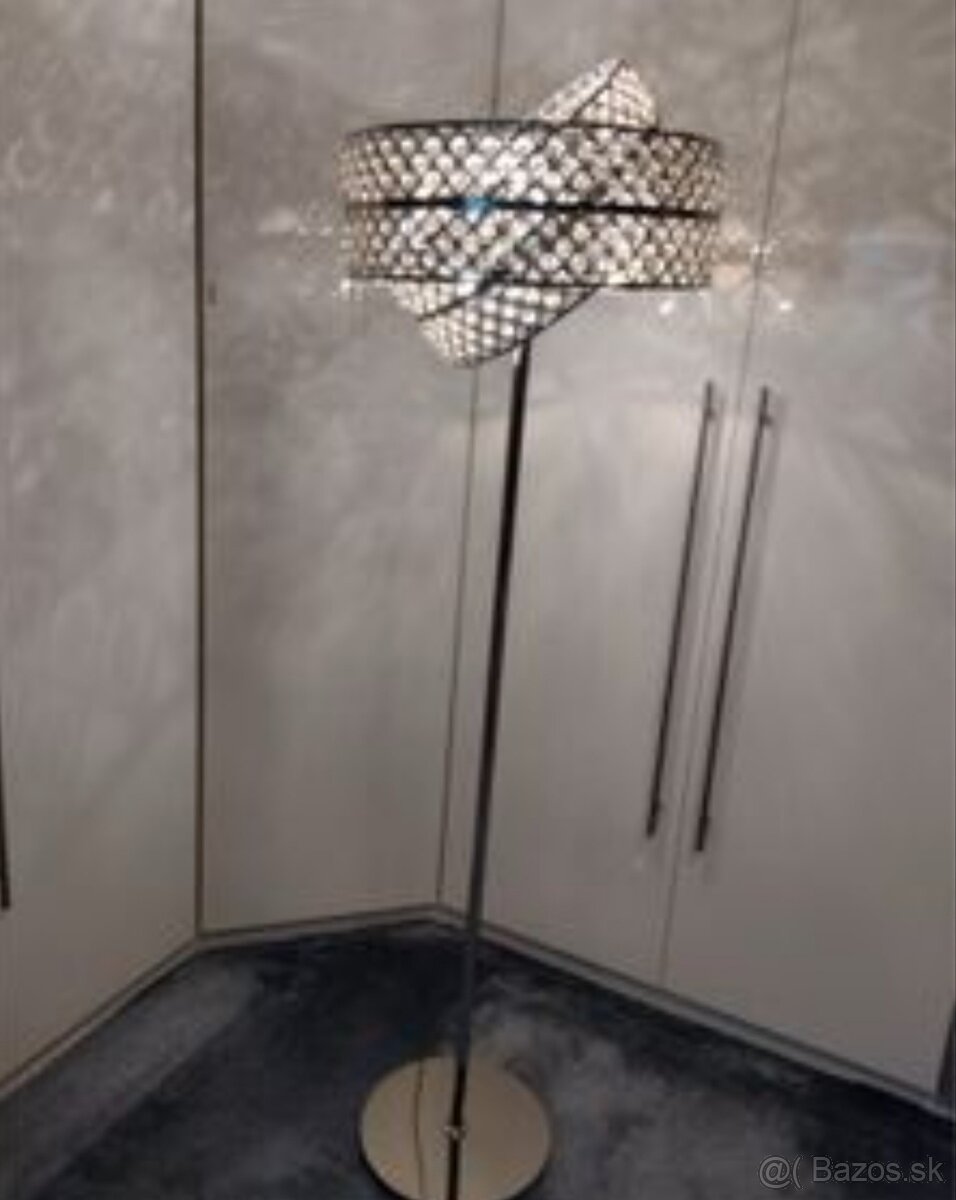 Krištáľovä stojanova lampa - 4