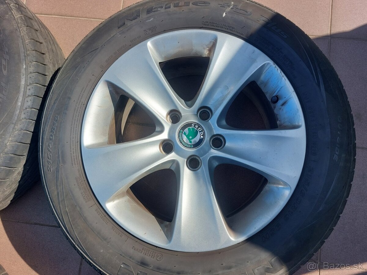 ELEKTRÓNY+PNEUMATIKY ŠKODA MOON R16 5X112 7JX16 ET45 - 4