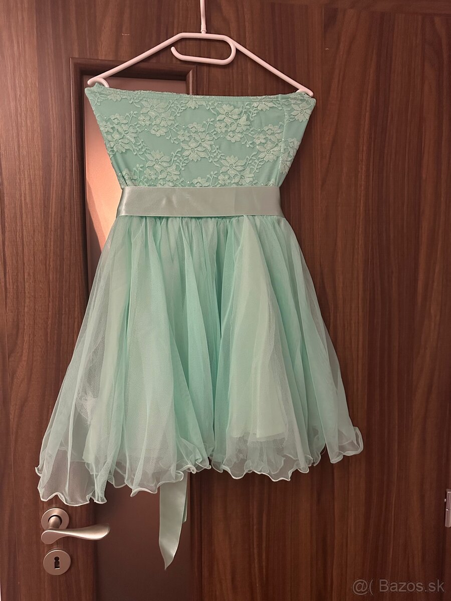 Damske šaty / zelenkavé - 4