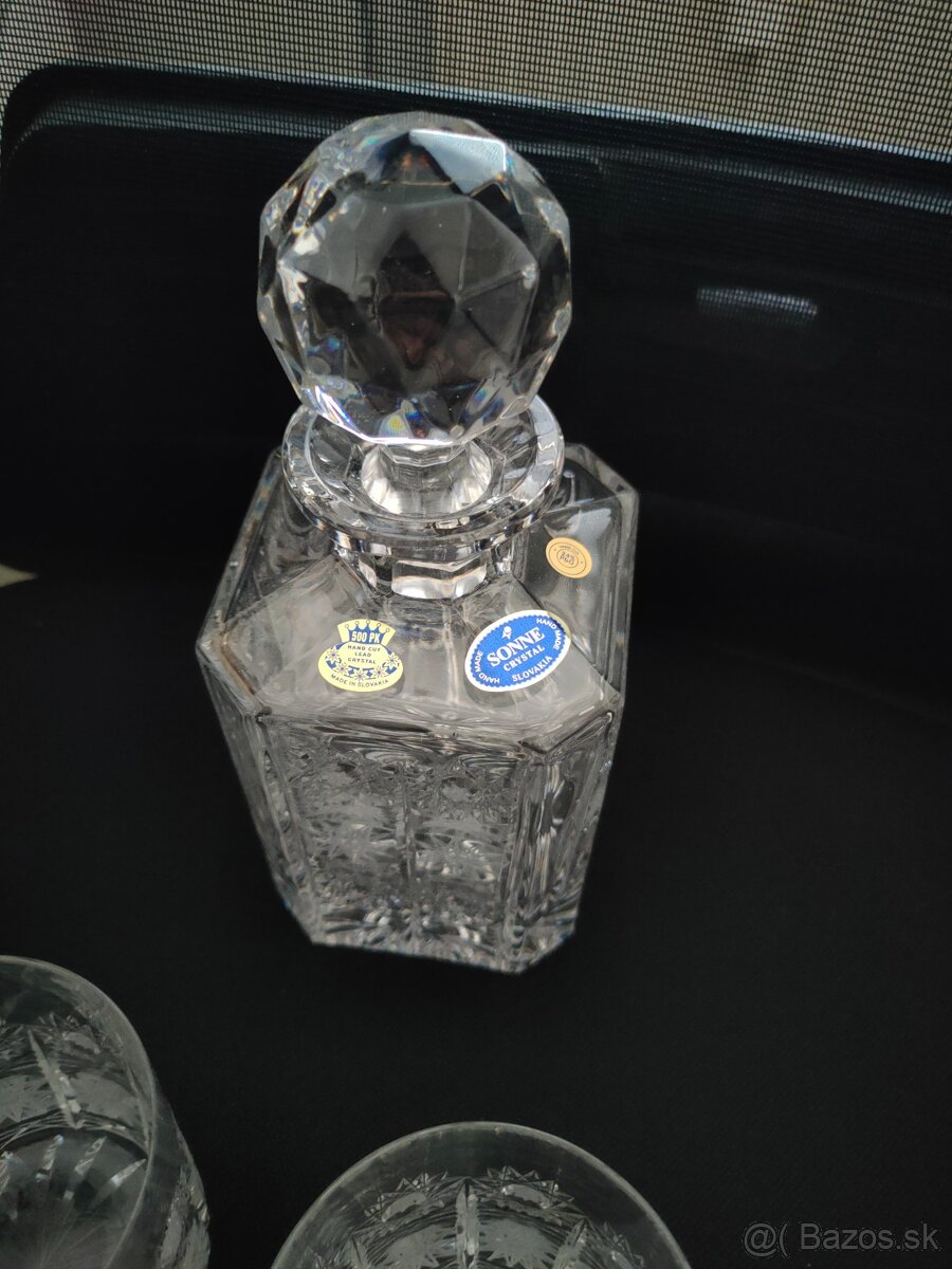 Krištáľový whiskey set Sonne Crystal - 4