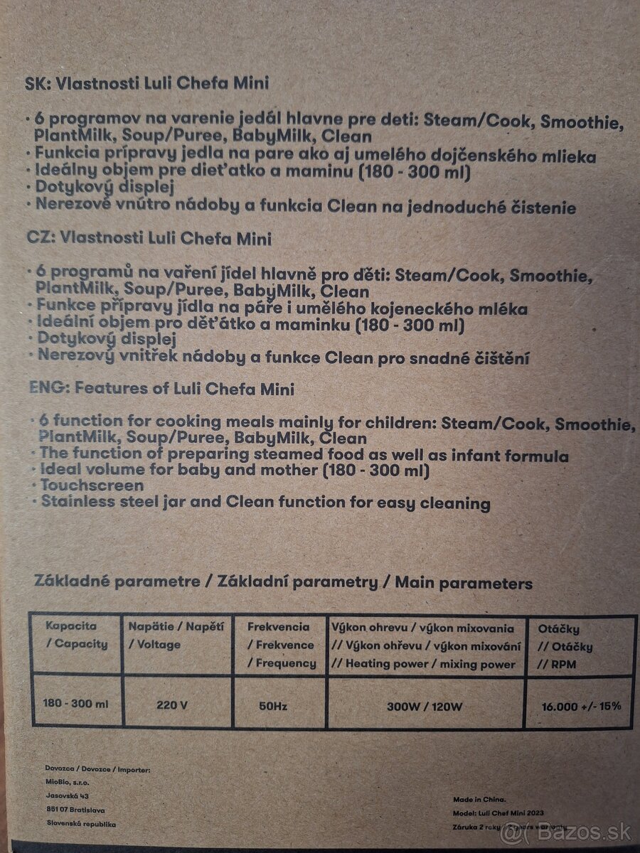 Luli Chef Mini - na detske prikrmy - 4