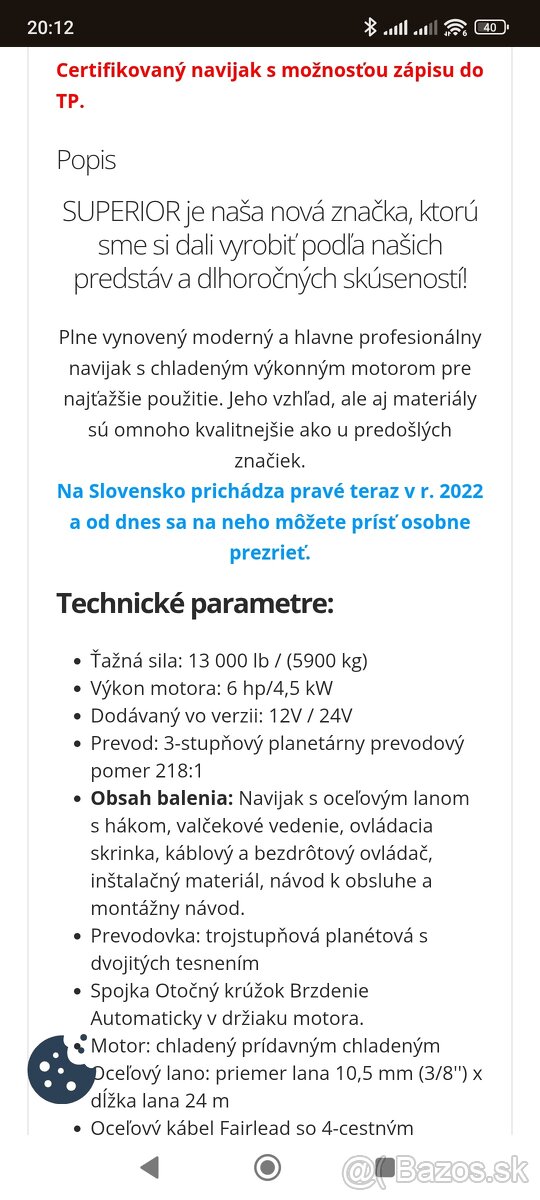Elektrický navijak - 4