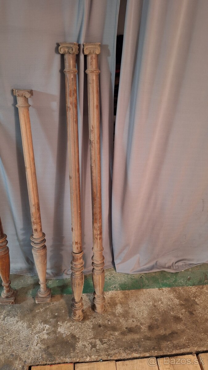 Starožitné stĺpiky zo starých skríň - 4