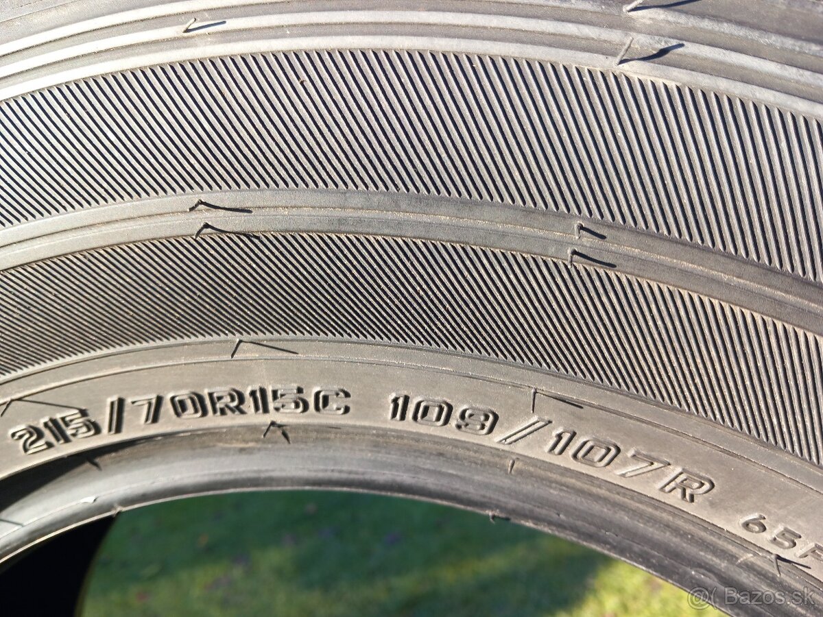 215/70 r15C zimné pneumatiky 4kusy. - 4