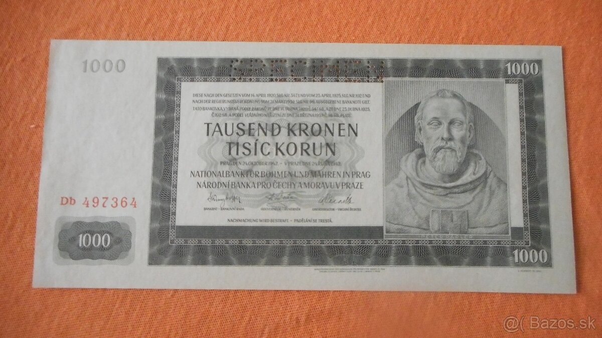 Bankovky ČSR - 30 - 4