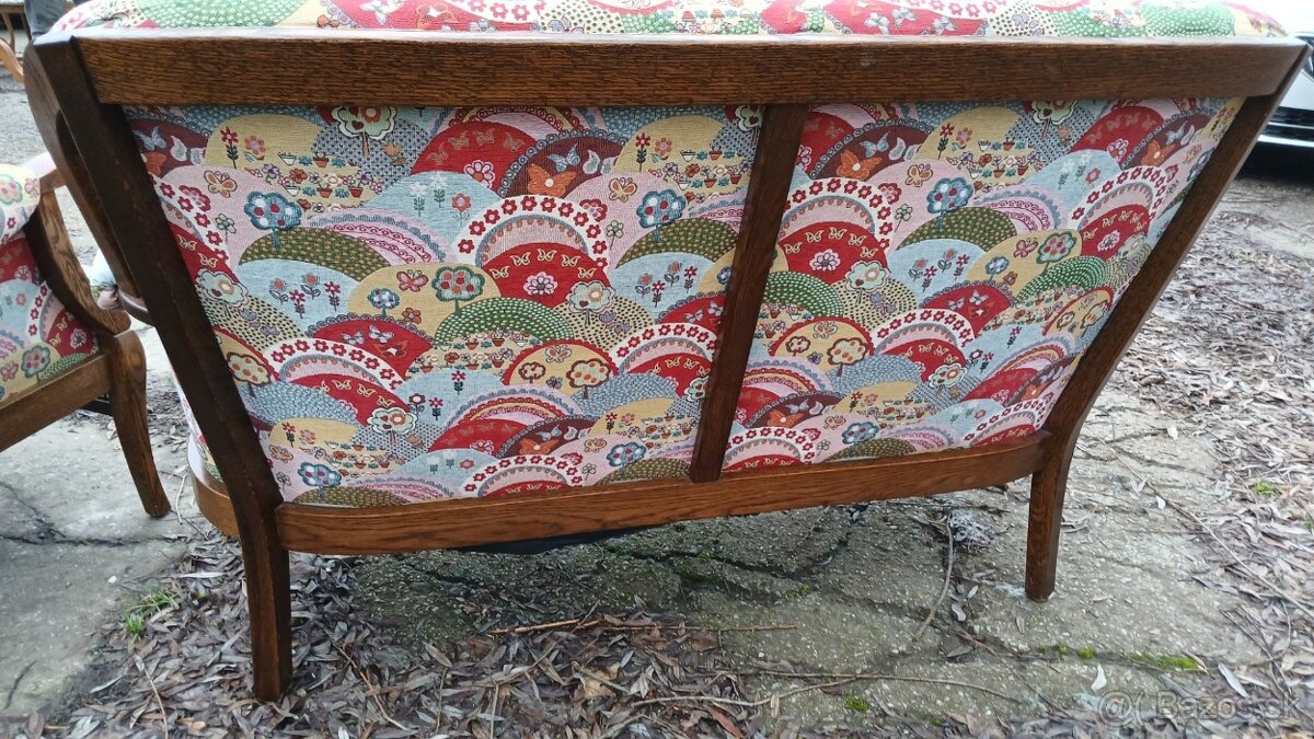 Starožitná sedacia súprava 2+1 - 4