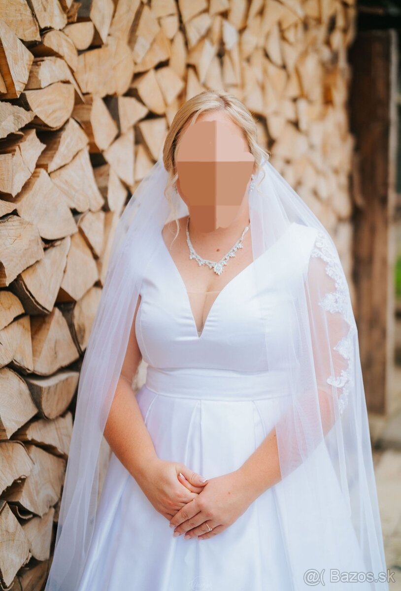 Svadobné šaty 46/48 - 4