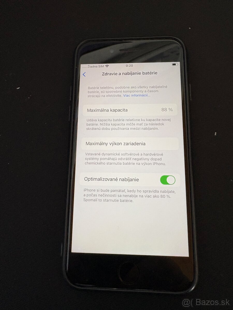 Predám Apple iphone SE 2020 64GB v top stave - 4