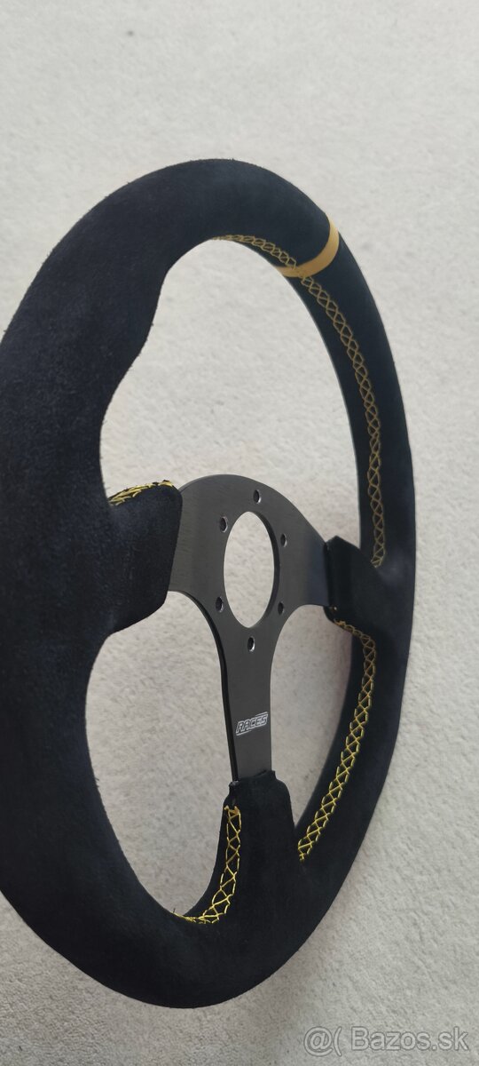 Športový volant 350mm semiš Novy - 4