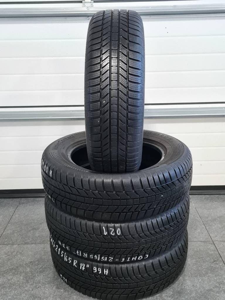 4x Continental 215/65 R17 99H Zimné pneumatiky. - 4
