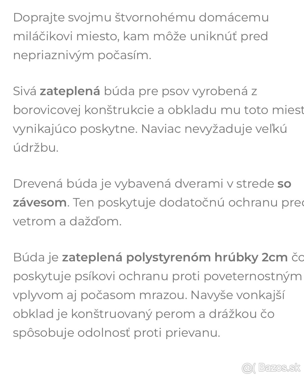 PREDÁM BÚDU PRE PSA - 4