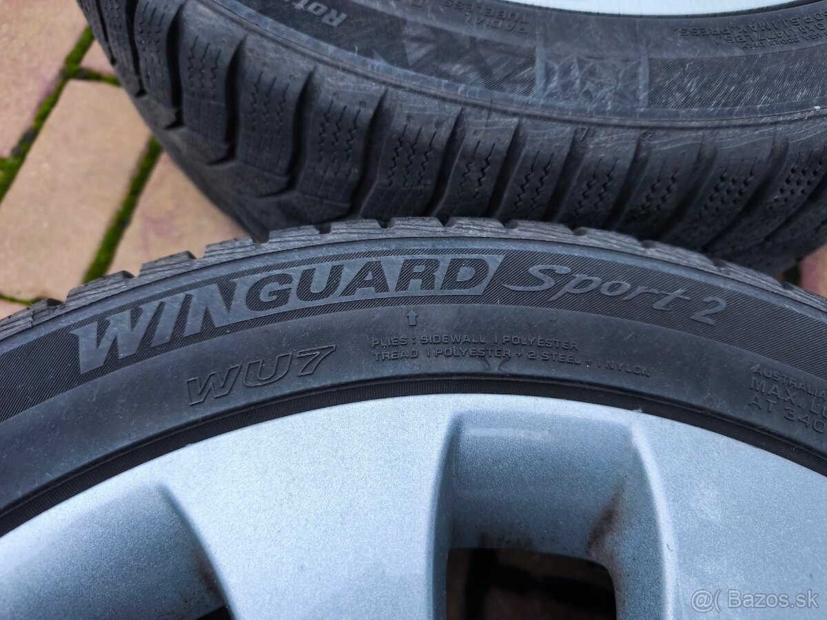 Zimná sada kolies Skoda 225/45 R17 5x112 7Jx17 H2 ET49 - 4
