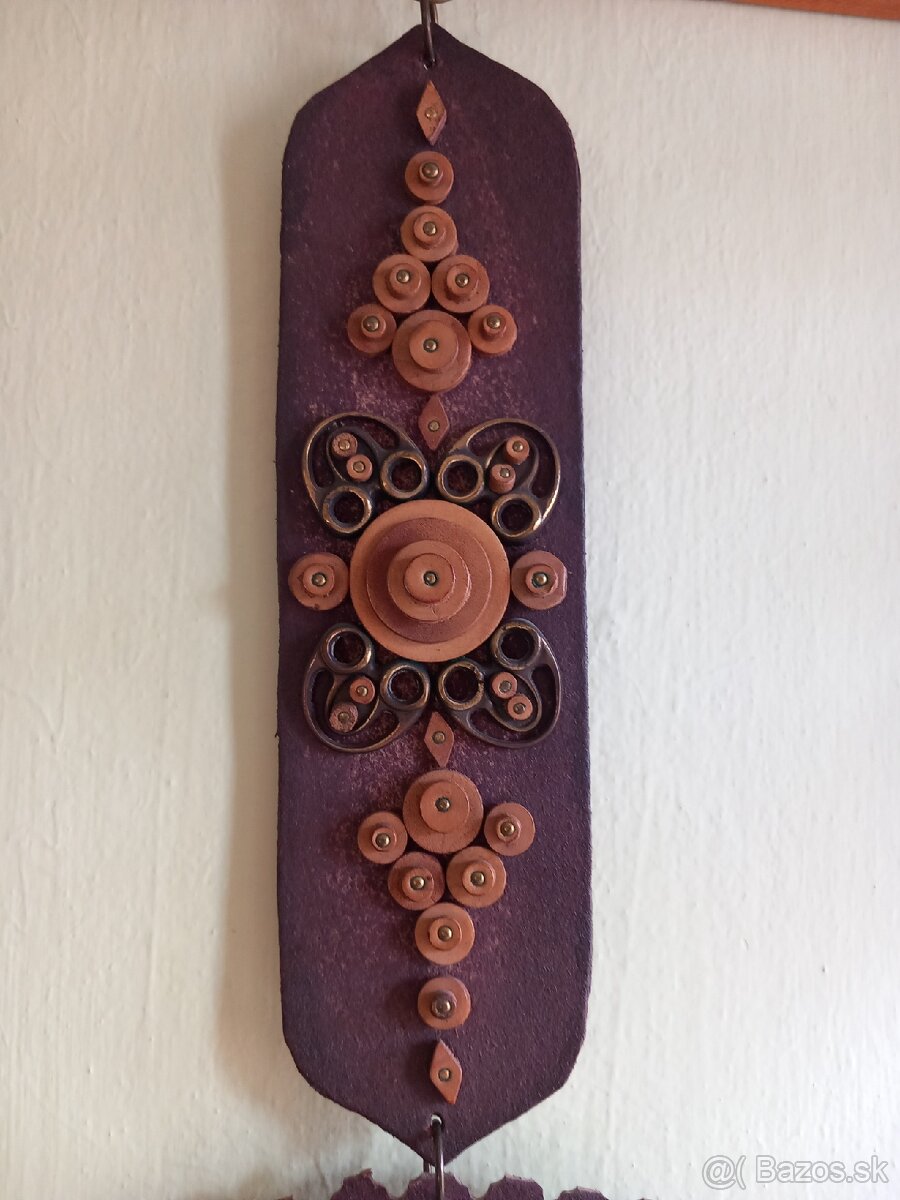 Predám ozdoby sada z kože so zrkadlom - 4