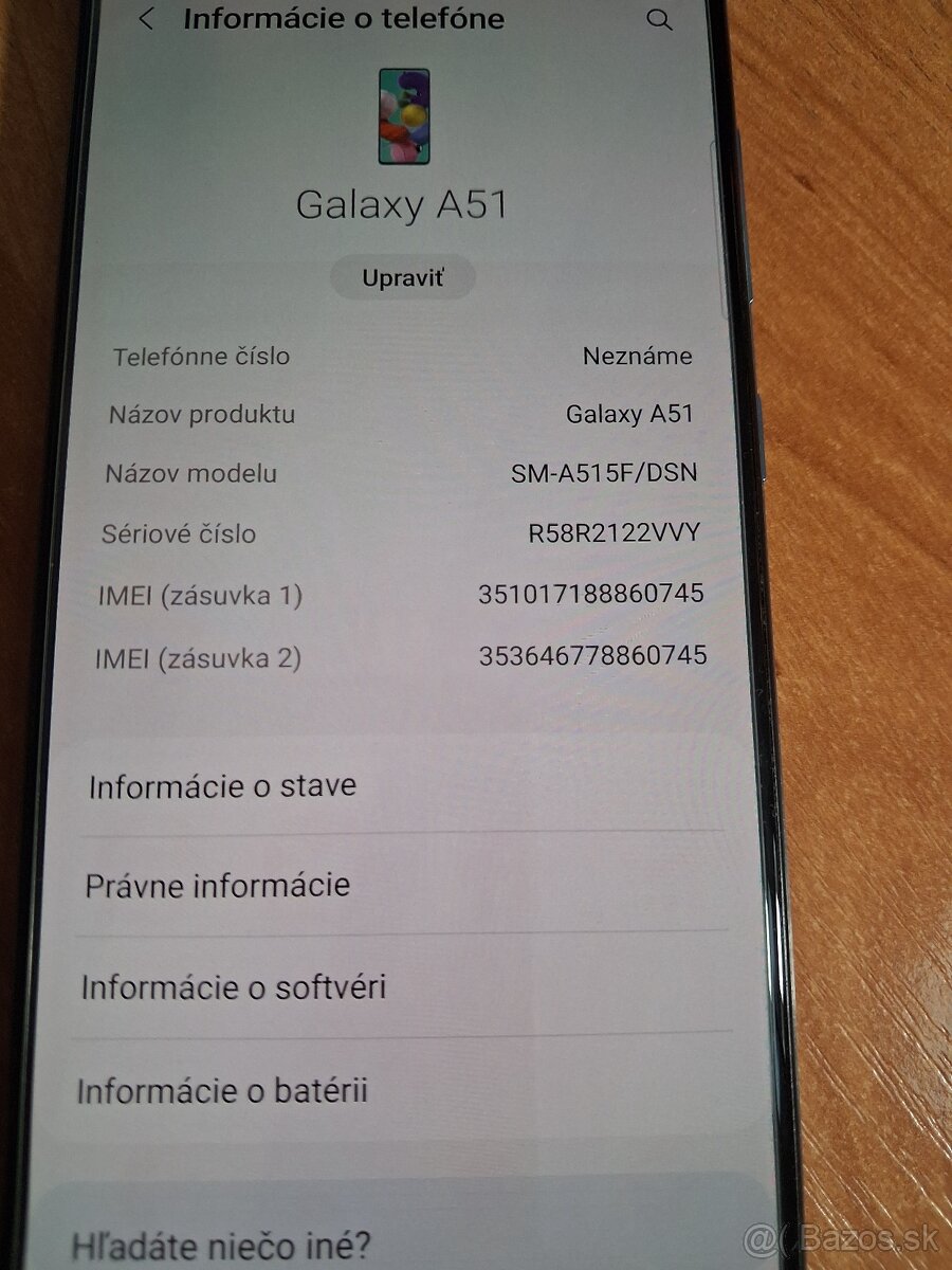 Samsung Galaxy A51 + obaly a sklá - 4