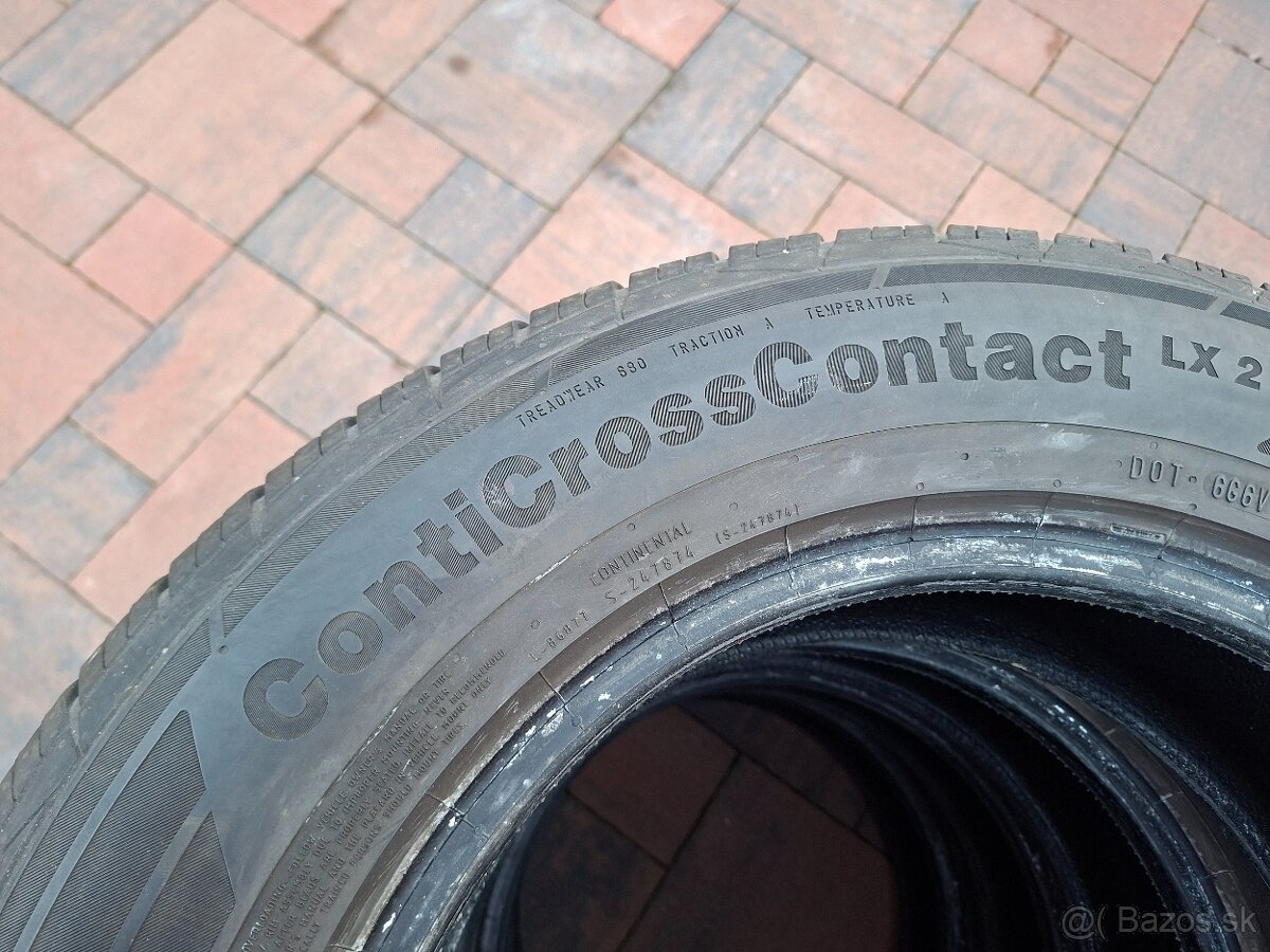Predám celoročné pneu. Continental--215/65/16-98H - 4