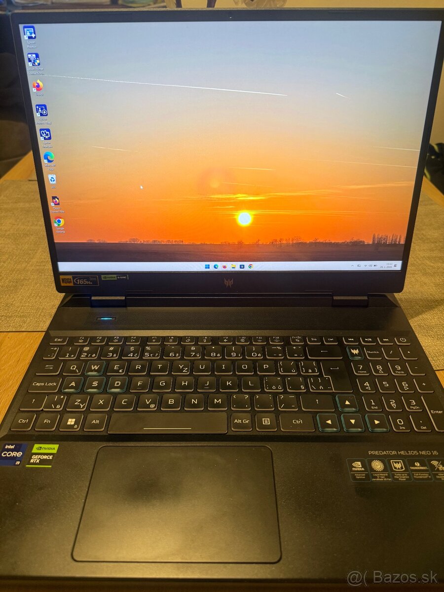 Predám Notebook Acer Predator Helios Neo 16 Obsidian Black - 4