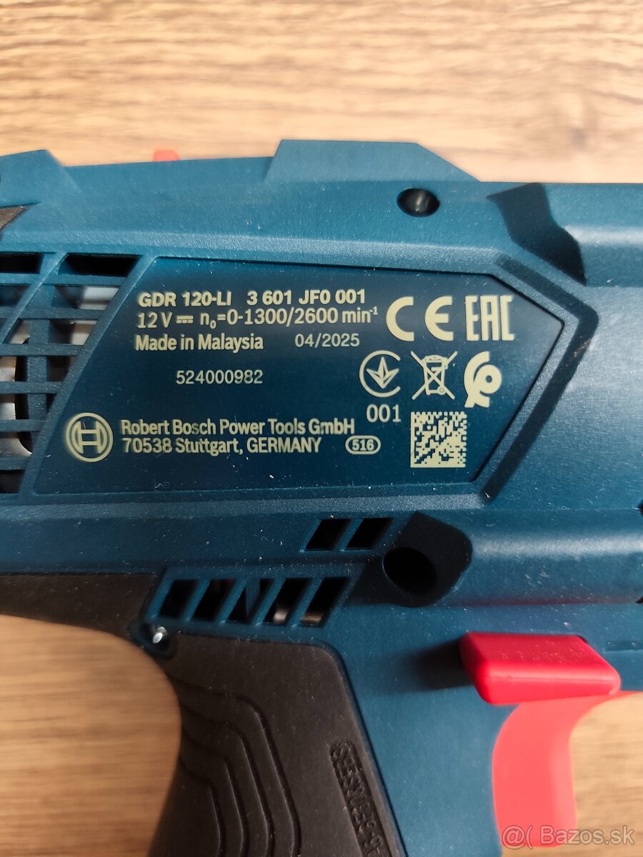 Bosch GDR 120 Li rázový uťahovák - 4