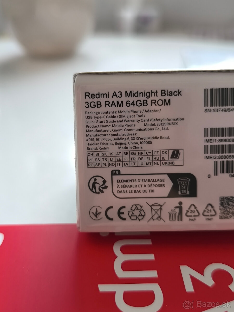 VYPRODÁNO Redmi A3 3/64GB Nový - 4