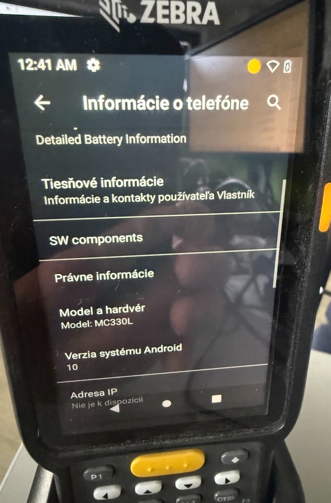 Zebra MC330, Datalogic priemyselný mobilný terminál - 4
