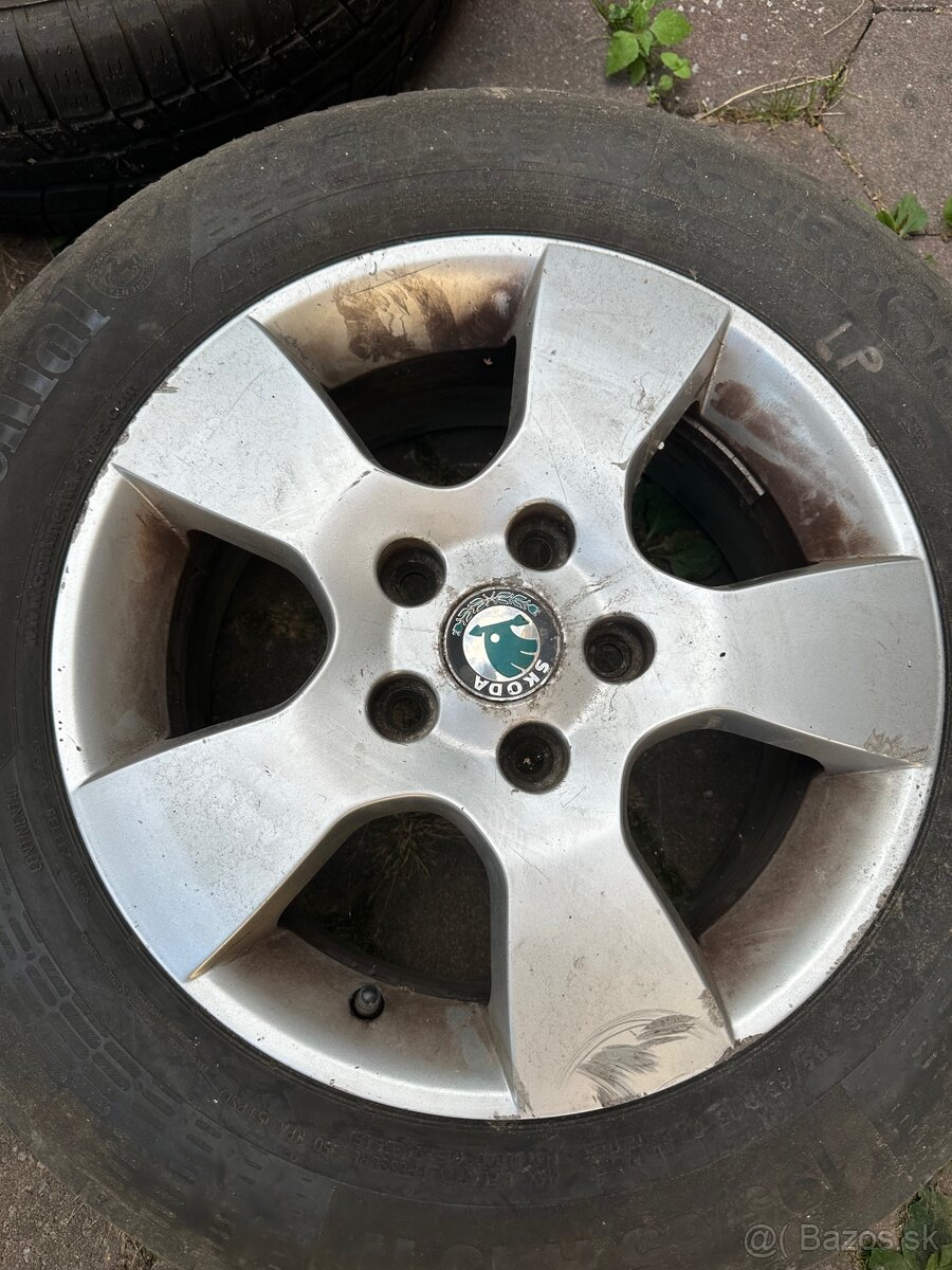 Elektróny Škoda 5x112 R15 - 5ks - 4