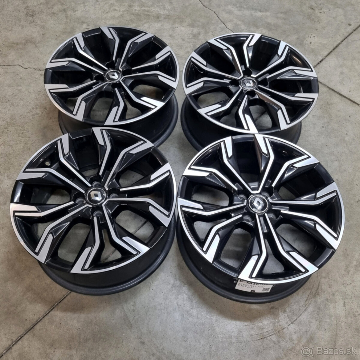 Hliníkové Renault disky 4x100 R17 7J ET37 - 4