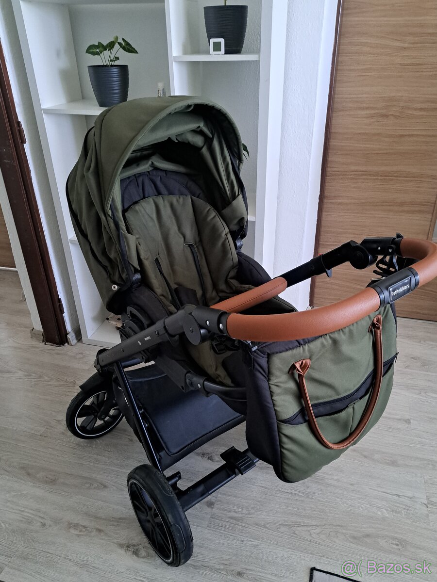 Kočík Petite&Mars Rover II. 3v1 olive - 4