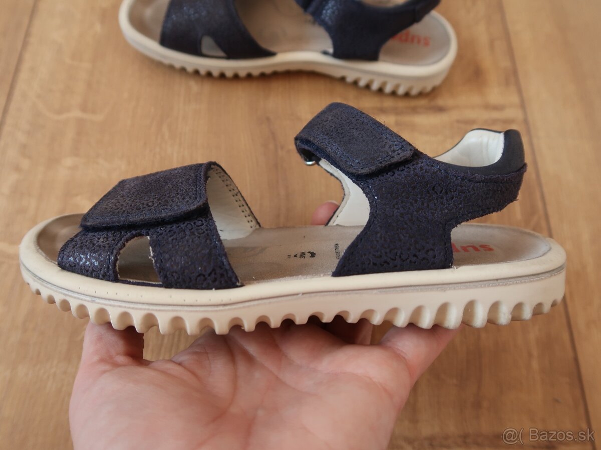 Sandálky SUPERFIT SPARKLE 31 (20 cm) modré - 4