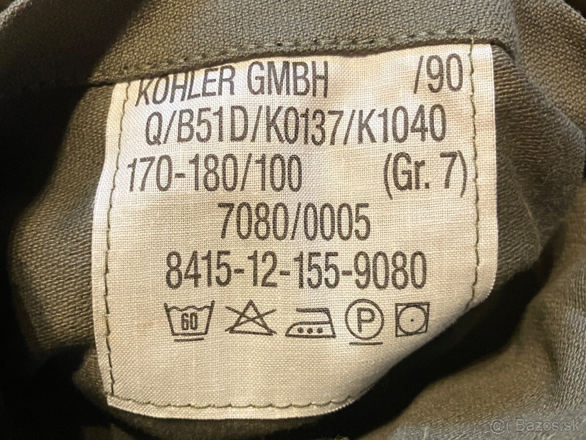 Nemecká vojenská blúza. - 4