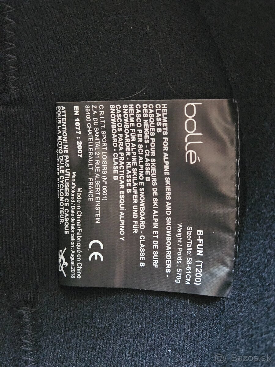 Lyziarska prilba Bolle L - 4