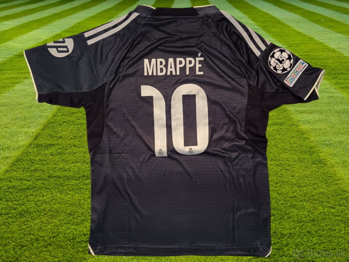 Kylian Mbappé Real Madrid 25/26 tmavomodrý dres - - 4