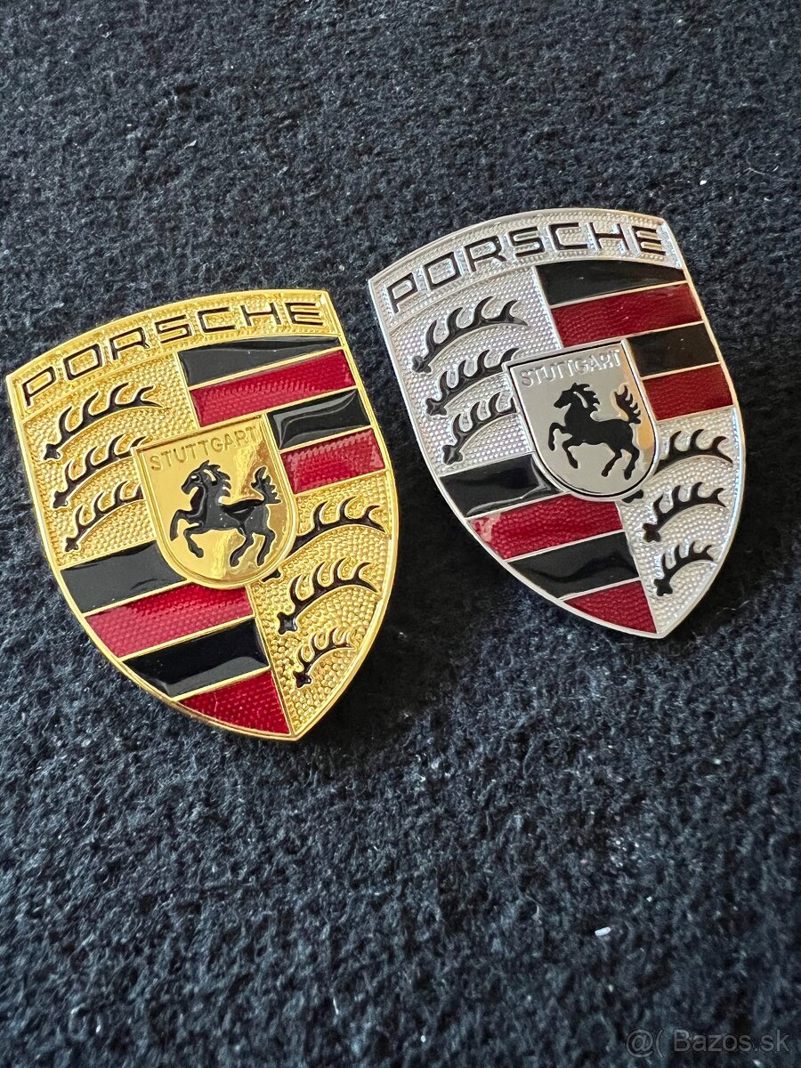 Porsche znak,logo,emblém na kapotu více variant - 4