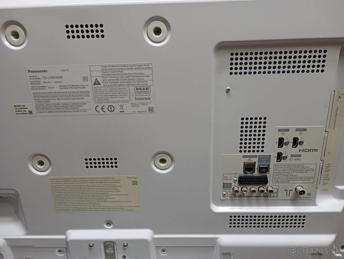 Panasonic TX-L39E6EW - smart TV 100cm - 4