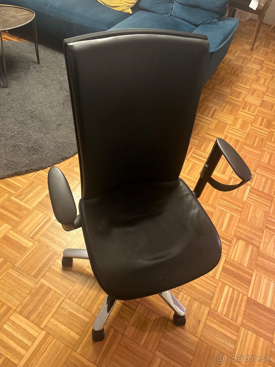 Kancelárske kožené kreslo - 4