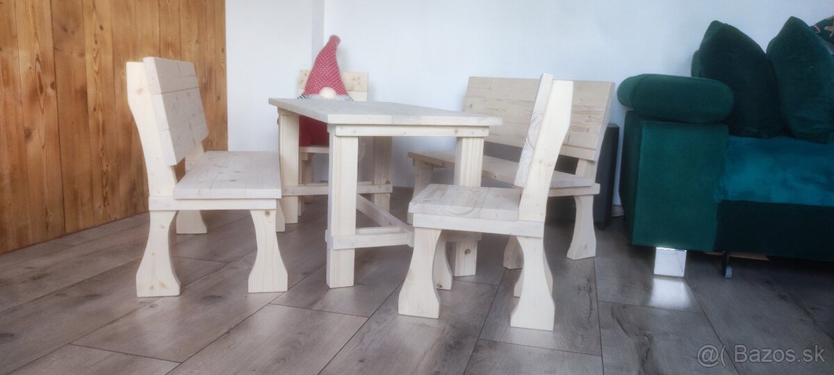 Drevené detské sedenie - 4