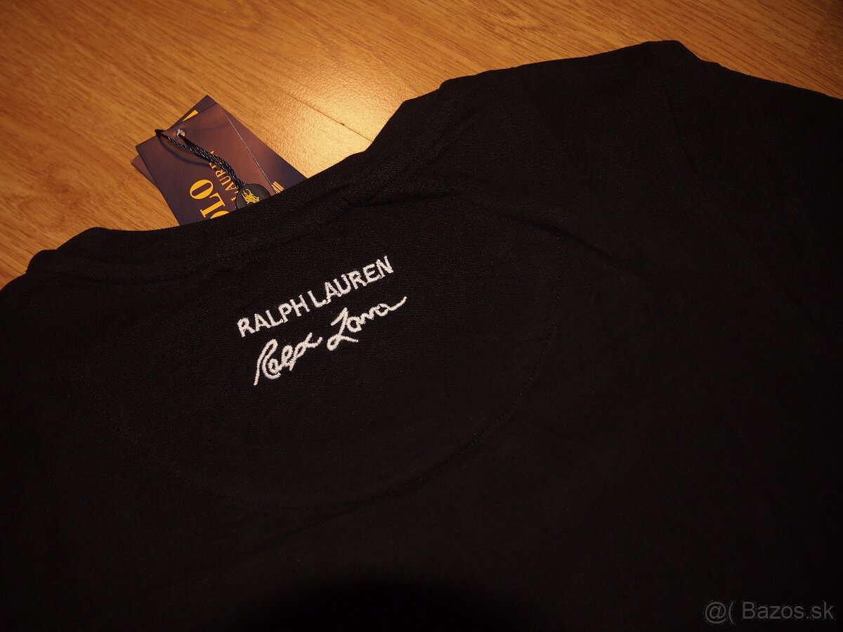 Ralph Lauren dámske tričko s dlhým rukávom čierne - 4