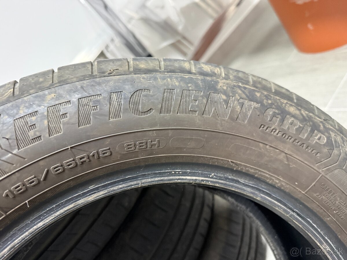 4x letné pneu Goodyear 185/65 R15 88H Efficient Grip Perfor - 4