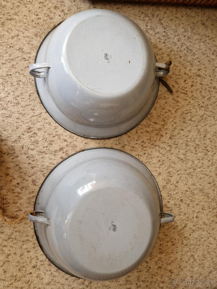 2x Velky smaltovany vandlik,vandel - 4