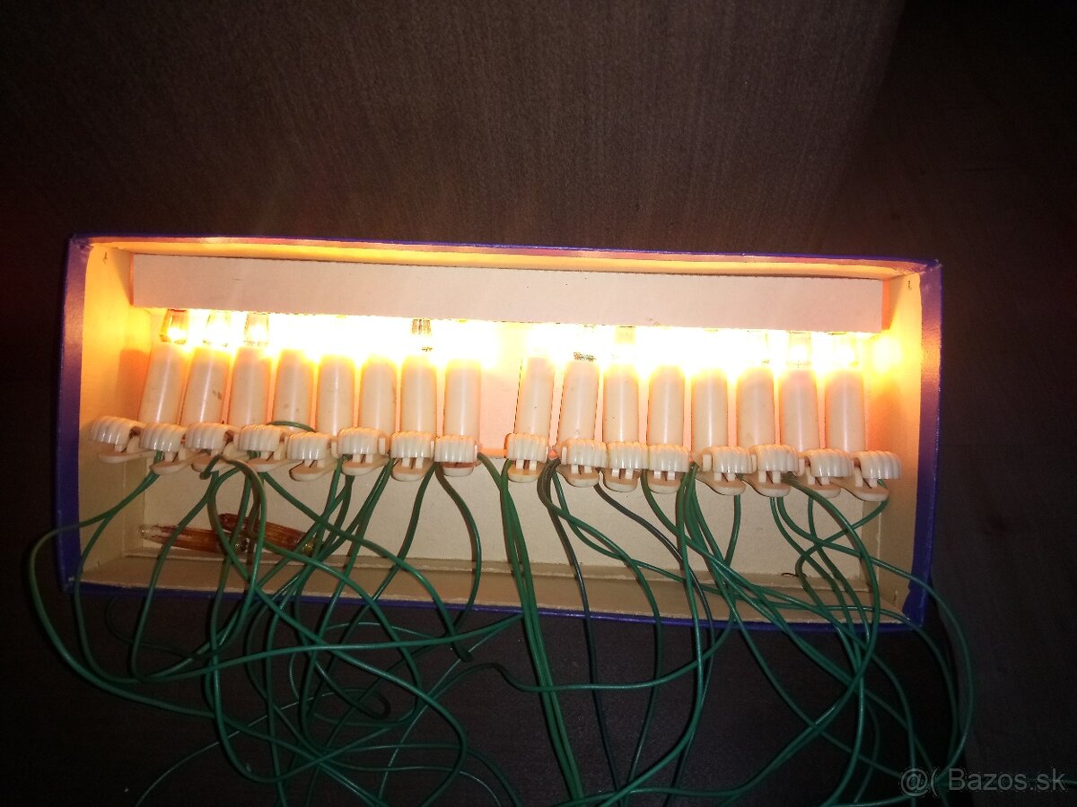 Retro vianocne osvetlenie zlatokov typ Christmas lights - 4