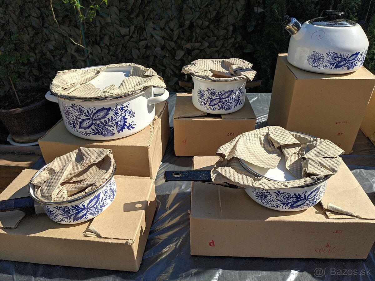 Sada smaltovaných hrncov SFINX. - 4