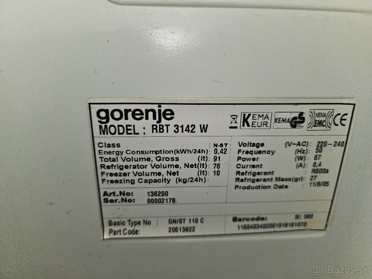 Malá Chladnička 85cm plne Funkčná - 4