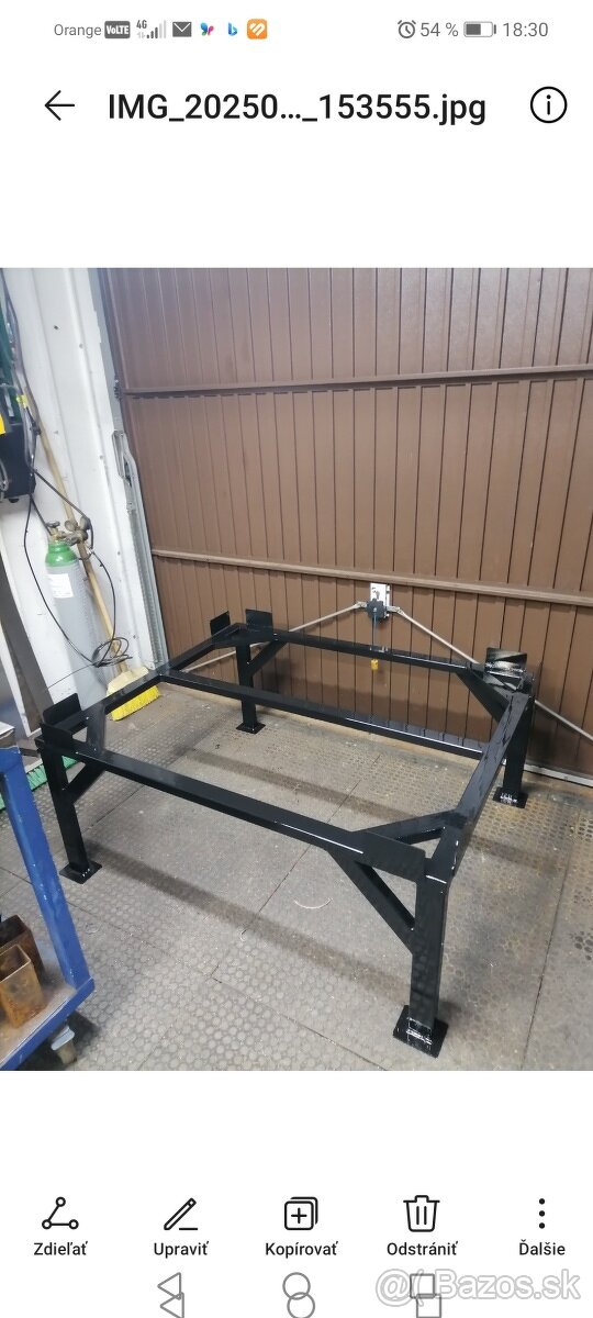 Predám stojan na pod 1000l nádrž. - 4