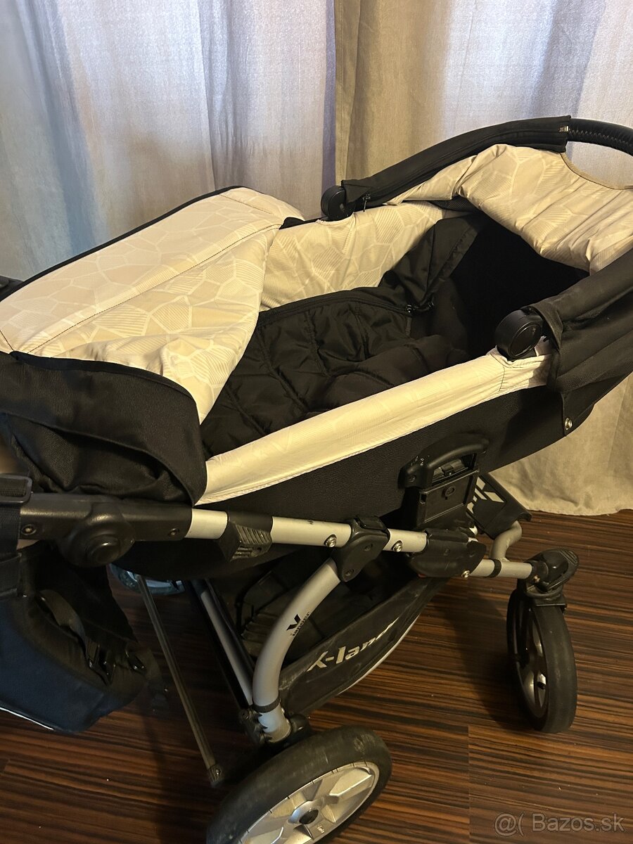 Kočík X-lander (2v1) - Hlboká vanička + Vajičko + Príslušen - 4