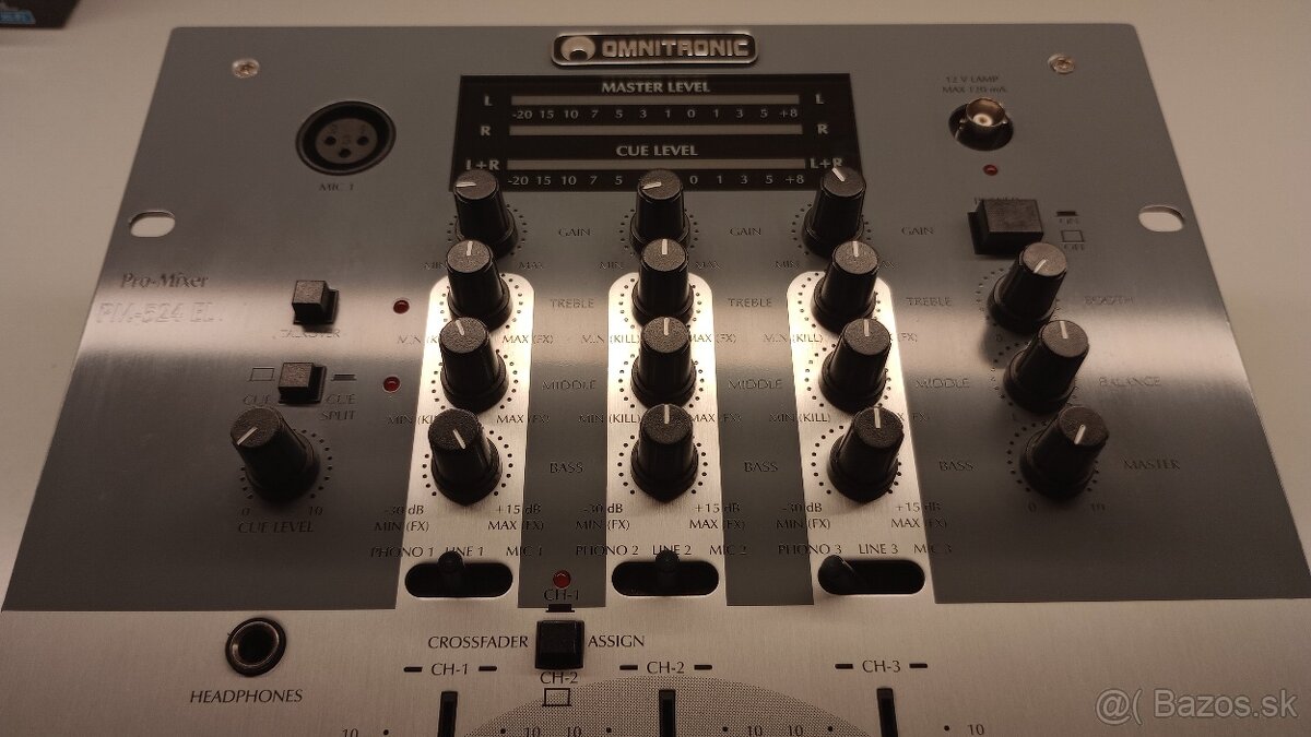 Mixážny pult Omnitronic PM-524 EL - 4