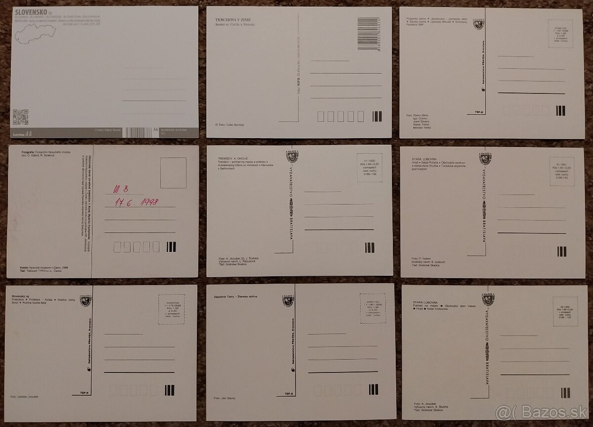 Pohľadnice - SLOVENSKO - 4