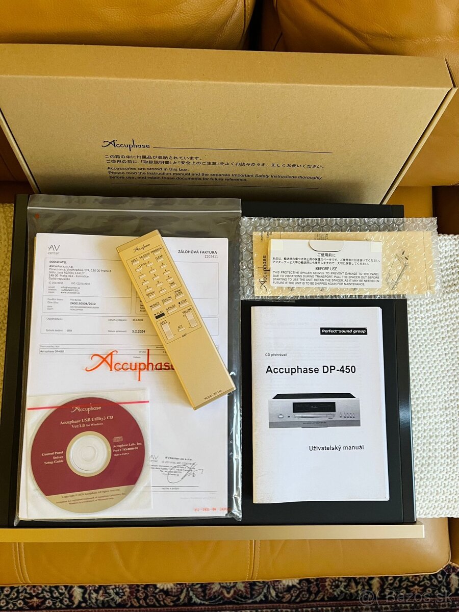 Accuphase DP450 zaruka,faktura - 4