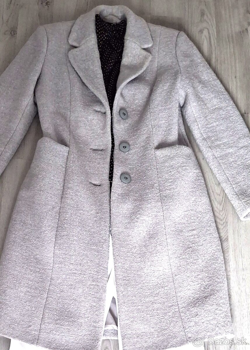 Vlnený kabát slovens.značky Dara fashion veľ. 34 - 36 - 4