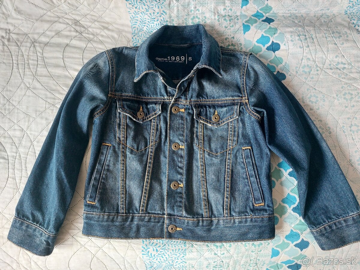 GAP -Jeansova bunda, 6-7 rokov, unisex - 4